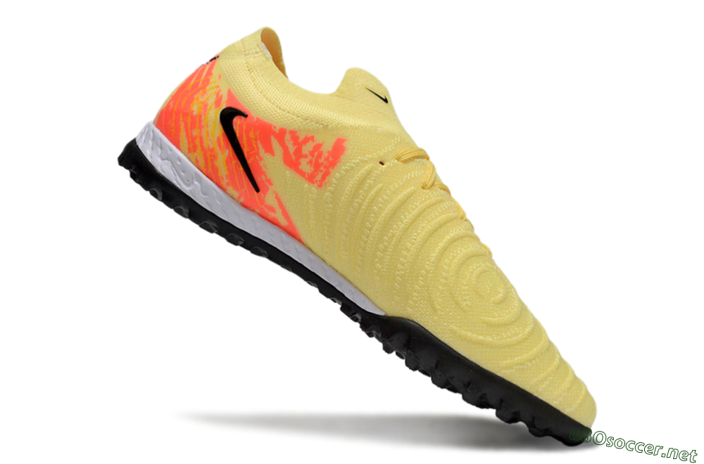 Men's Nike Phantom GX 2 Elite TF Football Shoes - Yellow/Black/Red 4