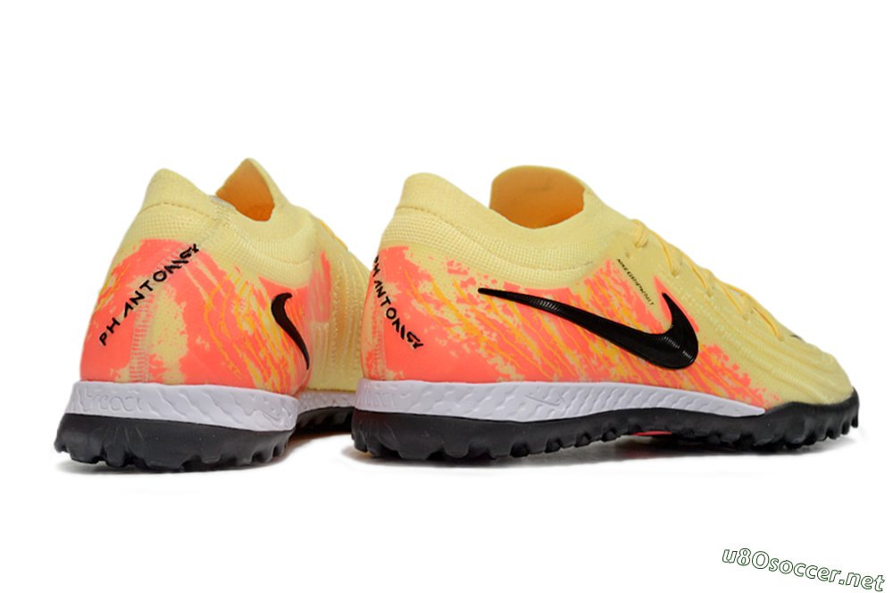 Men's Nike Phantom GX 2 Elite TF Football Shoes - Yellow/Black/Red 6