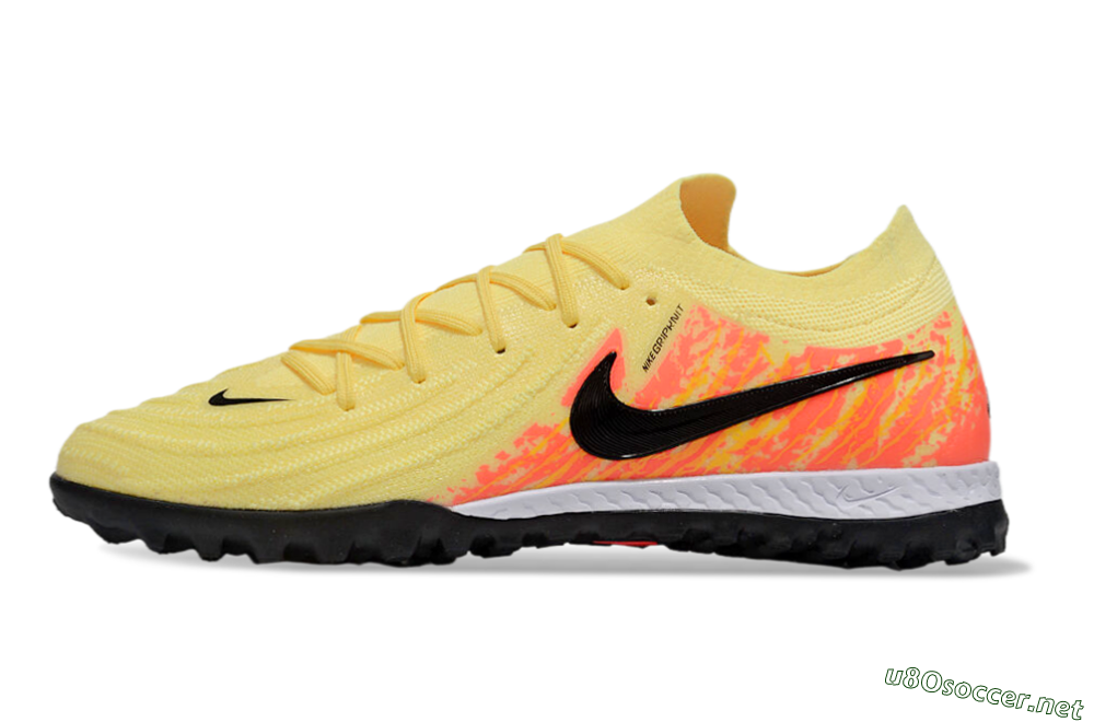 Men's Nike Phantom GX 2 Elite TF Football Shoes - Yellow/Black/Red 0