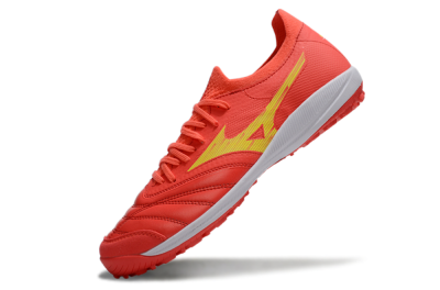 Men's Mizuno Morelia Neo Sala TF Football Shoes - Red/Yellow/White