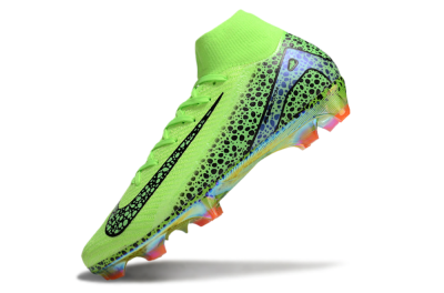 Unisex Nike Air Zoom Mercurial Superfly 10 Elite FG Football Boots - Yellow/Black/Leopard