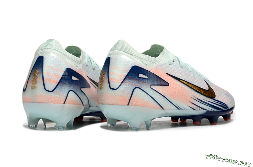 Unisex Nike Air Zoom Mercurial Vapor 16 Elite AG Football Boots - Jade/Yellow/Pink/Blue 6