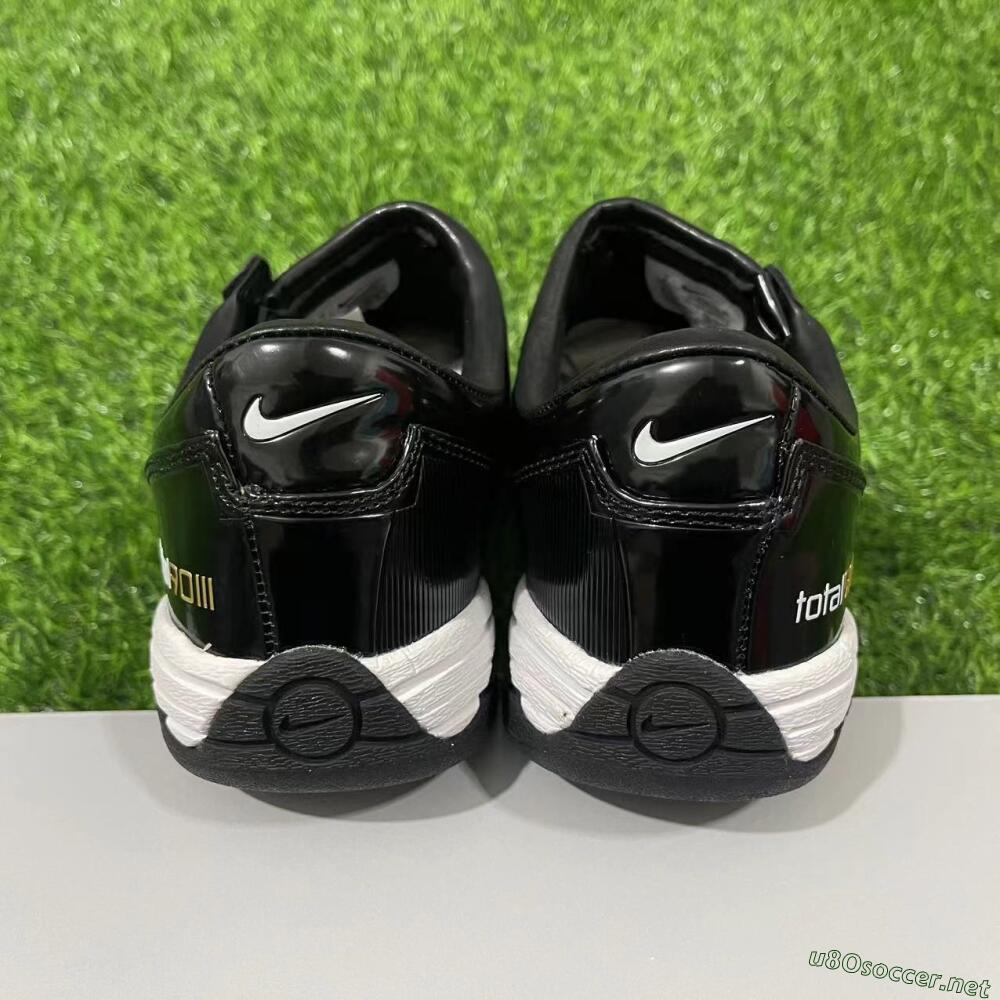 Men's Nike Total 90 II IC Football Shoes - Black/White