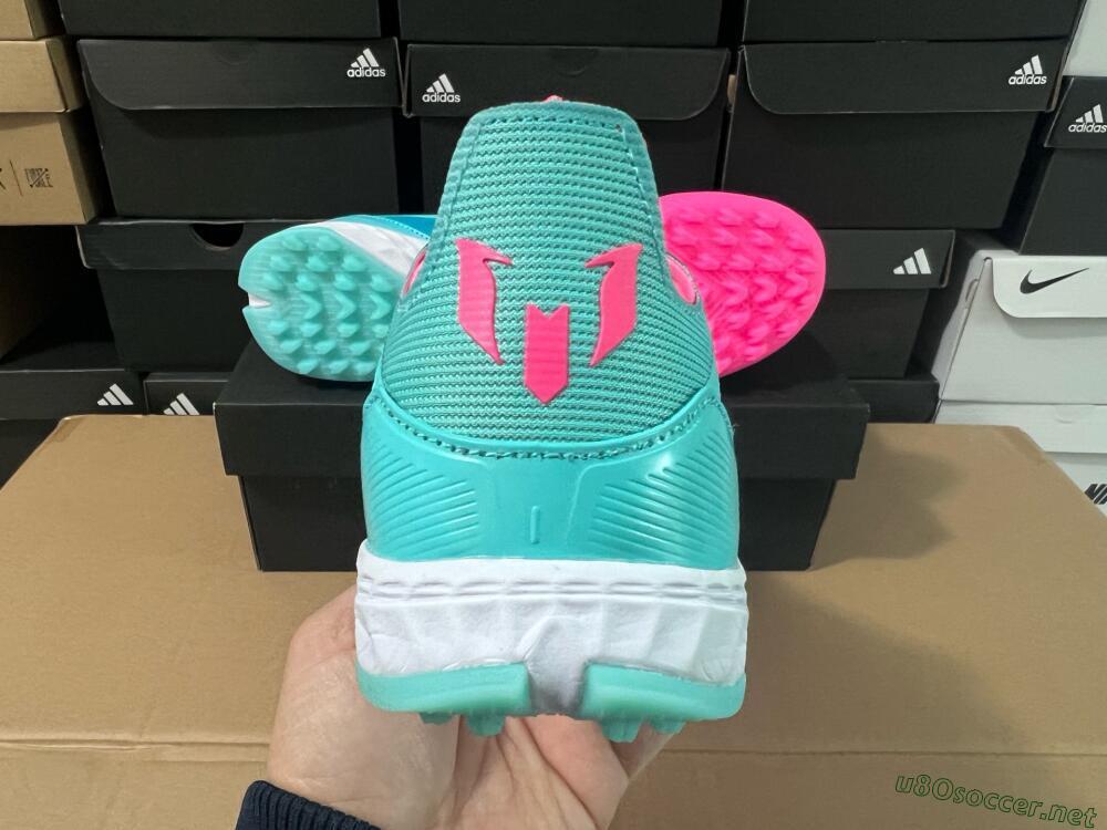 Unisex Adidas F50 Elite TF Football Shoes - Jade/Pink/White