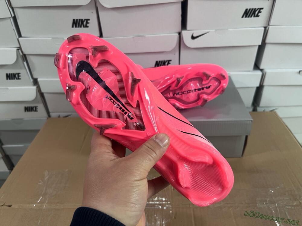 Unisex Nike Air Zoom Mercurial Superfly 10 Elite FG Football Boots - Pink/Black