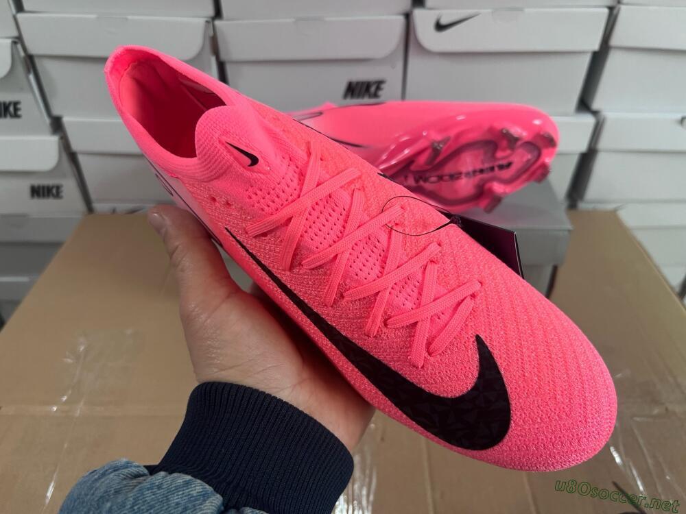 Unisex Nike Air Zoom Mercurial Vapor 16 Elite FG Football Boots - Red/Black/Pink
