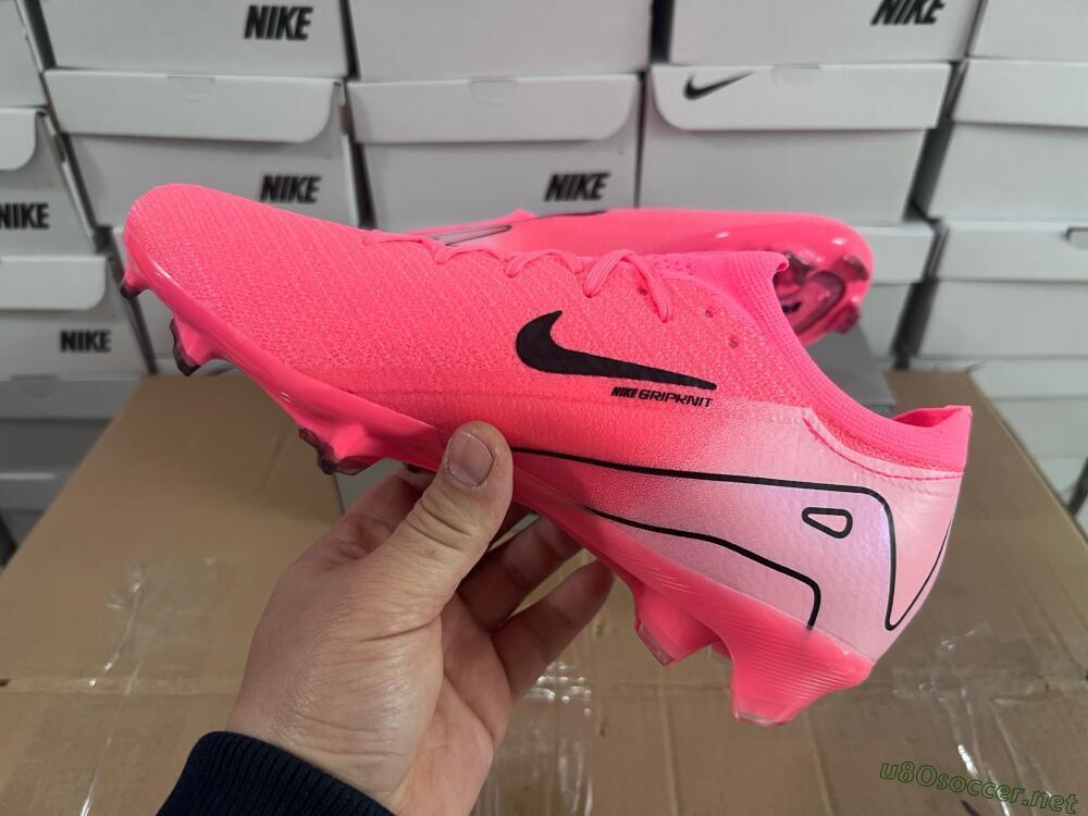 Unisex Nike Air Zoom Mercurial Vapor 16 Elite FG Football Boots - Red/Black/Pink