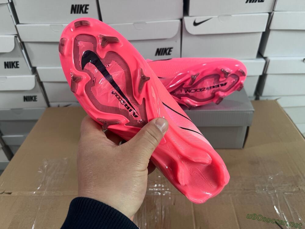 Unisex Nike Air Zoom Mercurial Vapor 16 Elite FG Football Boots - Red/Black/Pink