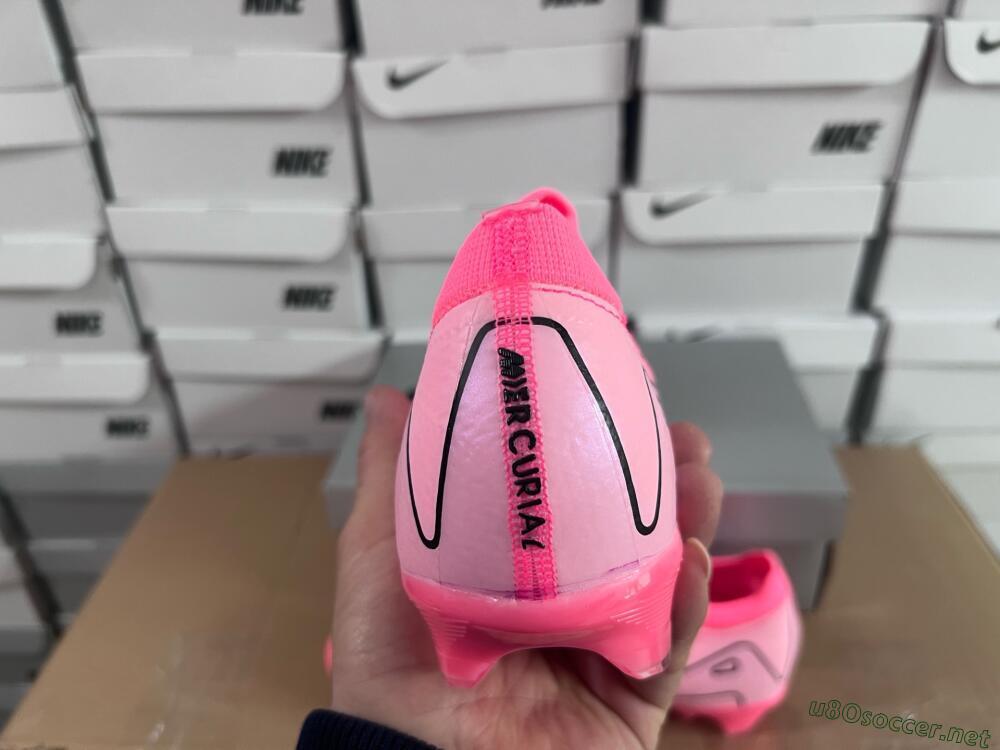 Unisex Nike Air Zoom Mercurial Vapor 16 Elite FG Football Boots - Red/Black/Pink