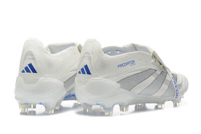 Men's Adidas Predator Elite 25 Foldover Tongue FG Football Boots - Beige/Blue/Silver
