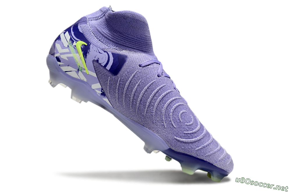 Unisex Nike Phantom Luna Elite FG Football Boots - Purple/Yellow/White 5