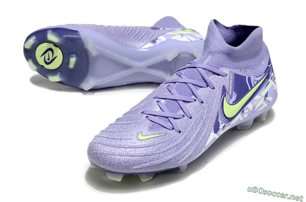 Unisex Nike Phantom Luna Elite FG Football Boots - Purple/Yellow/White 3