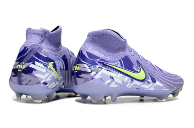 Unisex Nike Phantom Luna Elite FG Football Boots - Purple/Yellow/White