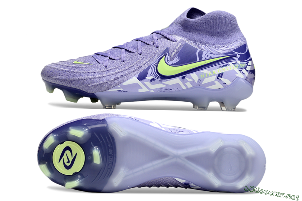 Unisex Nike Phantom Luna Elite FG Football Boots - Purple/Yellow/White 1