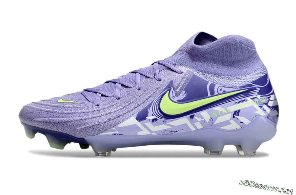 Unisex Nike Phantom Luna Elite FG Football Boots - Purple/Yellow/White 0