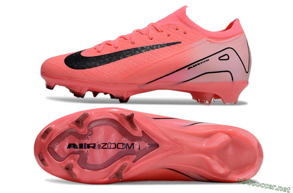 Unisex Nike Air Zoom Mercurial Vapor 16 Elite FG Football Boots - Red/Black 1