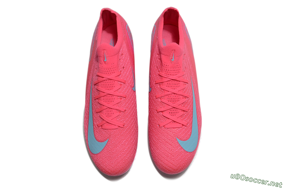 Men's Nike Air Zoom Mercurial Vapor 16 Elite SG Football Boots - Pink/Jade 4