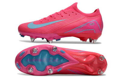Men's Nike Air Zoom Mercurial Vapor 16 Elite SG Football Boots - Pink/Jade