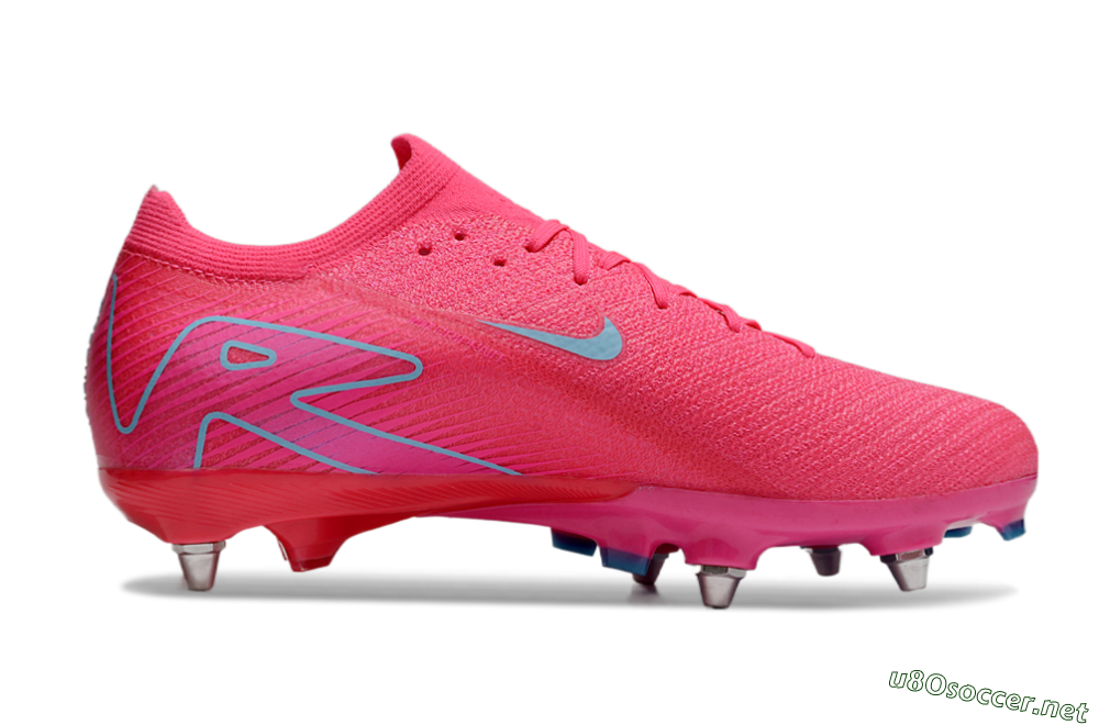 Men's Nike Air Zoom Mercurial Vapor 16 Elite SG Football Boots - Pink/Jade 7