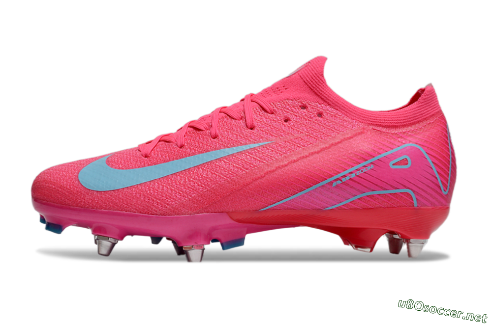 Men's Nike Air Zoom Mercurial Vapor 16 Elite SG Football Boots - Pink/Jade 0
