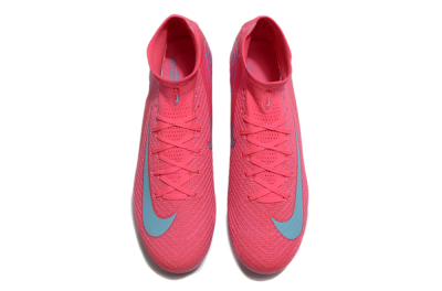Unisex Nike Air Zoom Mercurial Superfly 10 Elite AG Football Boots - Pink/Jade