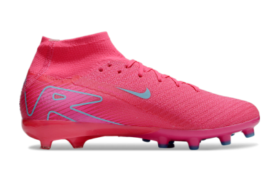 Unisex Nike Air Zoom Mercurial Superfly 10 Elite AG Football Boots - Pink/Jade