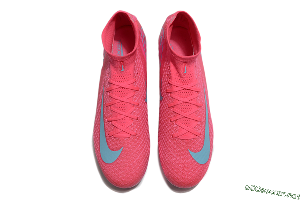 Men's Nike Air Zoom Mercurial Superfly 10 Elite SG Football Boots - Pink/Jade 4