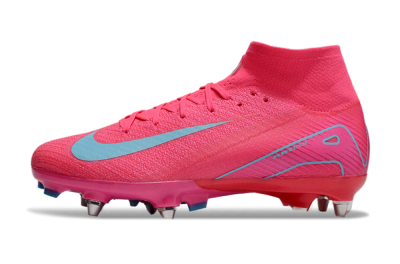 Men's Nike Air Zoom Mercurial Superfly 10 Elite SG Football Boots - Pink/Jade