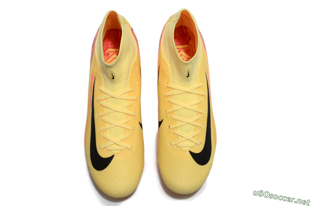 Unisex Nike Air Zoom Mercurial Superfly 10 Academy AG Football Boots - Yellow/Black/Red 4