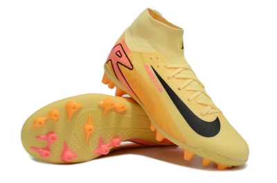 Unisex Nike Air Zoom Mercurial Superfly 10 Academy AG Football Boots - Yellow/Black/Red