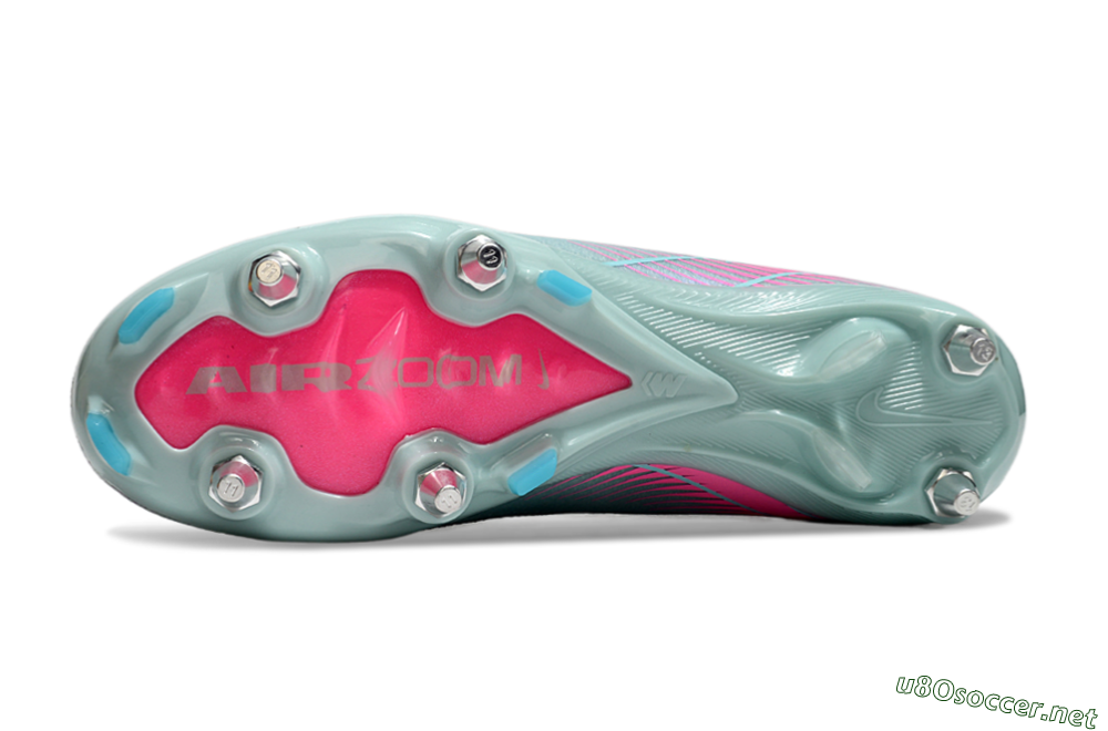 Men's Nike Air Zoom Mercurial Vapor 16 Elite SG Football Boots - Jade/Pink 6