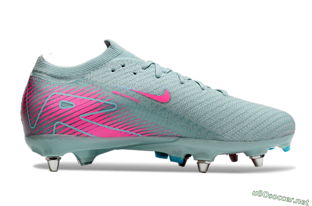 Men's Nike Air Zoom Mercurial Vapor 16 Elite SG Football Boots - Jade/Pink 7