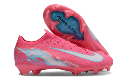 Unisex Nike Air Zoom Mercurial Vapor 16 Elite FG Football Boots - Pink/White/Jade