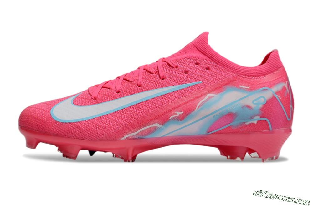 Unisex Nike Air Zoom Mercurial Vapor 16 Elite FG Football Boots - Pink/White/Jade 0