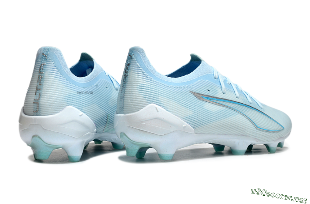 Men's Puma Ultra Ultimate FG Football Boots - Jade/Silver/Blue 6