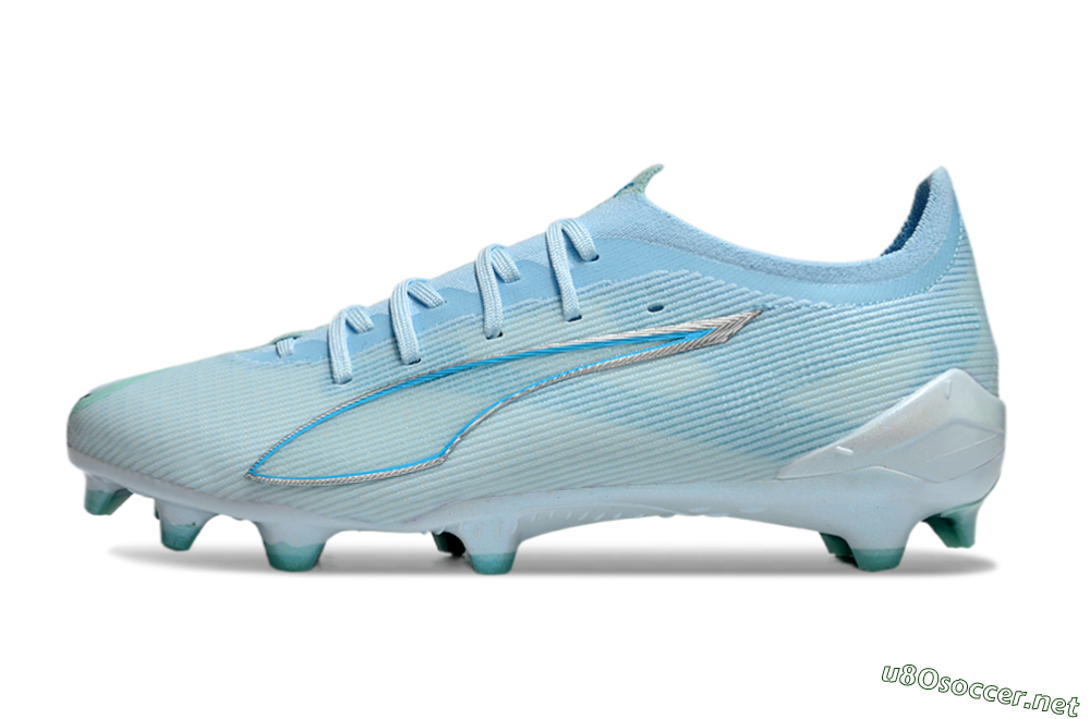 Men's Puma Ultra Ultimate FG Football Boots - Jade/Silver/Blue 0
