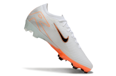 Men's Nike Air Zoom Mercurial Vapor 16 Elite FG Football Boots - White/Black/Orange
