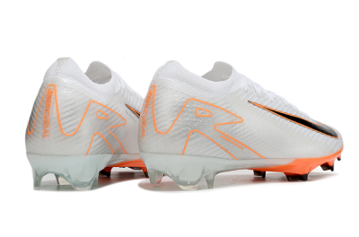 Men's Nike Air Zoom Mercurial Vapor 16 Elite FG Football Boots - White/Black/Orange