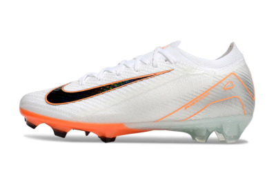 Men's Nike Air Zoom Mercurial Vapor 16 Elite FG Football Boots - White/Black/Orange