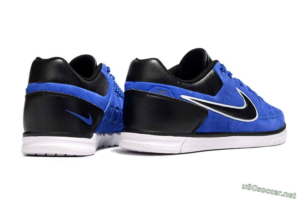 Men's Nike Street Gato IC Football Shoes - Blue/Black/White 6