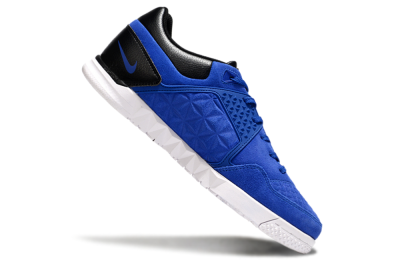 Men's Nike Street Gato IC Football Shoes - Blue/Black/White