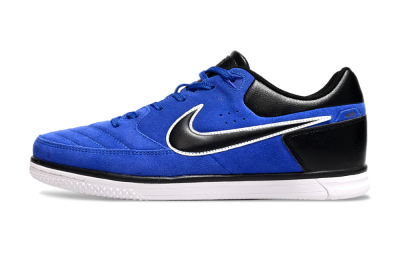 Men's Nike Street Gato IC Football Shoes - Blue/Black/White