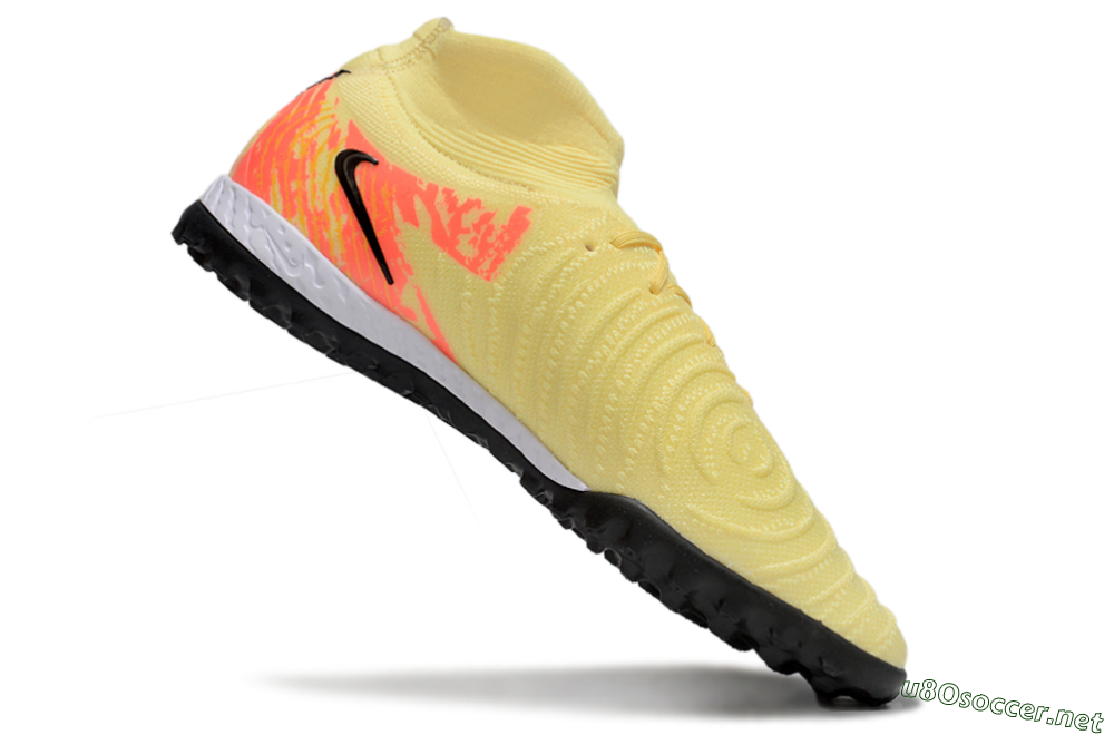 Men's Nike Phantom Luna Elite NU TF Football Shoes - Yellow/Black/Red 4
