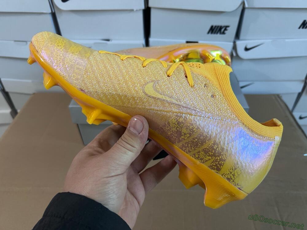 Unisex Nike Air Zoom Mercurial Vapor 16 Elite FG Football Boots - Gold/Gold