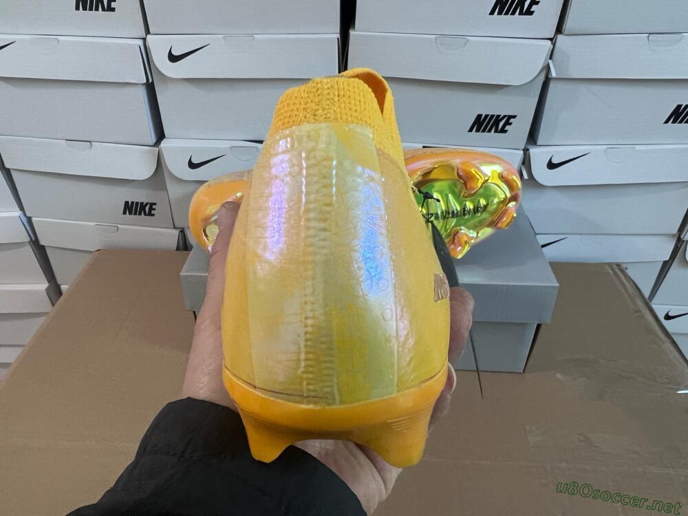Unisex Nike Air Zoom Mercurial Vapor 16 Elite FG Football Boots - Gold/Gold