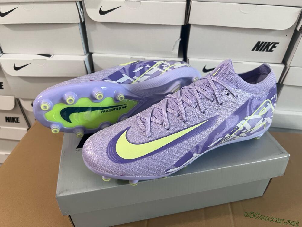 Men's Nike Air Zoom Mercurial Vapor 16 Elite AG Football Boots - Purple/Yellow/Blue