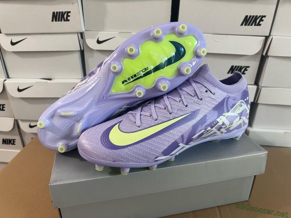 Men's Nike Air Zoom Mercurial Vapor 16 Elite AG Football Boots - Purple/Yellow/Blue