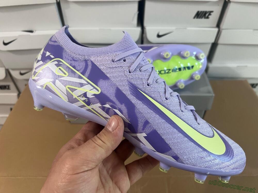 Men's Nike Air Zoom Mercurial Vapor 16 Elite AG Football Boots - Purple/Yellow/Blue
