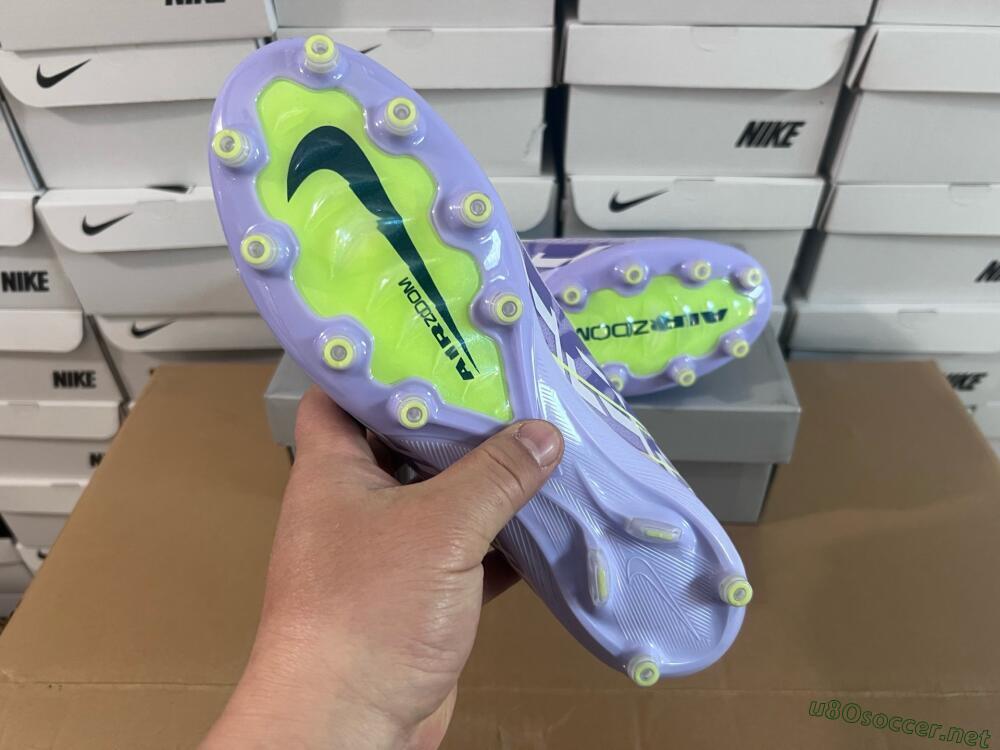 Men's Nike Air Zoom Mercurial Vapor 16 Elite AG Football Boots - Purple/Yellow/Blue