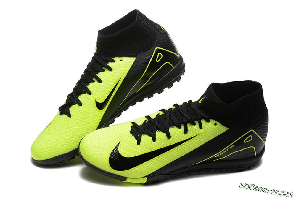 Men's Nike Air Zoom Mercurial Superfly 10 Elite TF Football Shoes - Yellow/Black 6